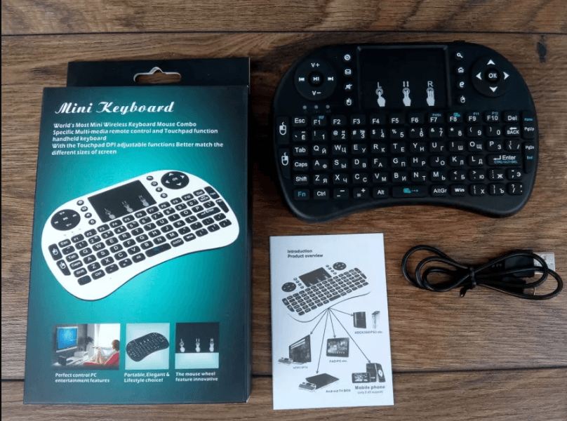 Бездротова мініклавіатура i8 для смарт ТВ/ПК/планшетів ⁇ KEYBOARD – фото 2