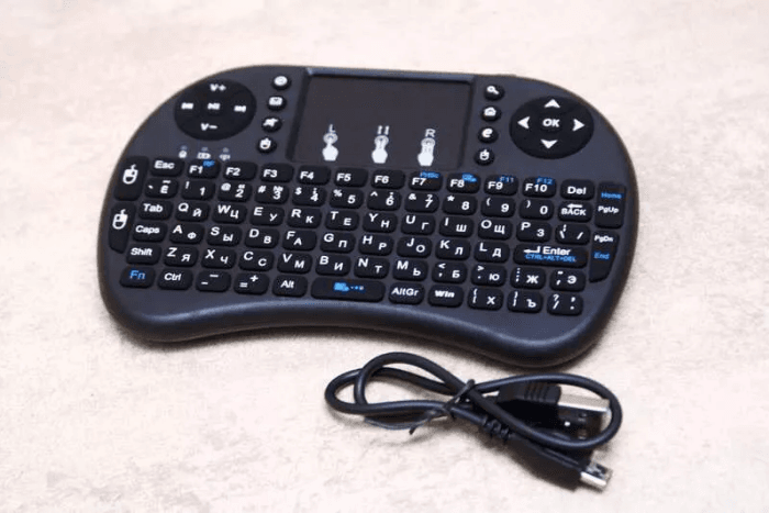 Бездротова мініклавіатура i8 для смарт ТВ/ПК/планшетів ⁇ KEYBOARD – фото 8