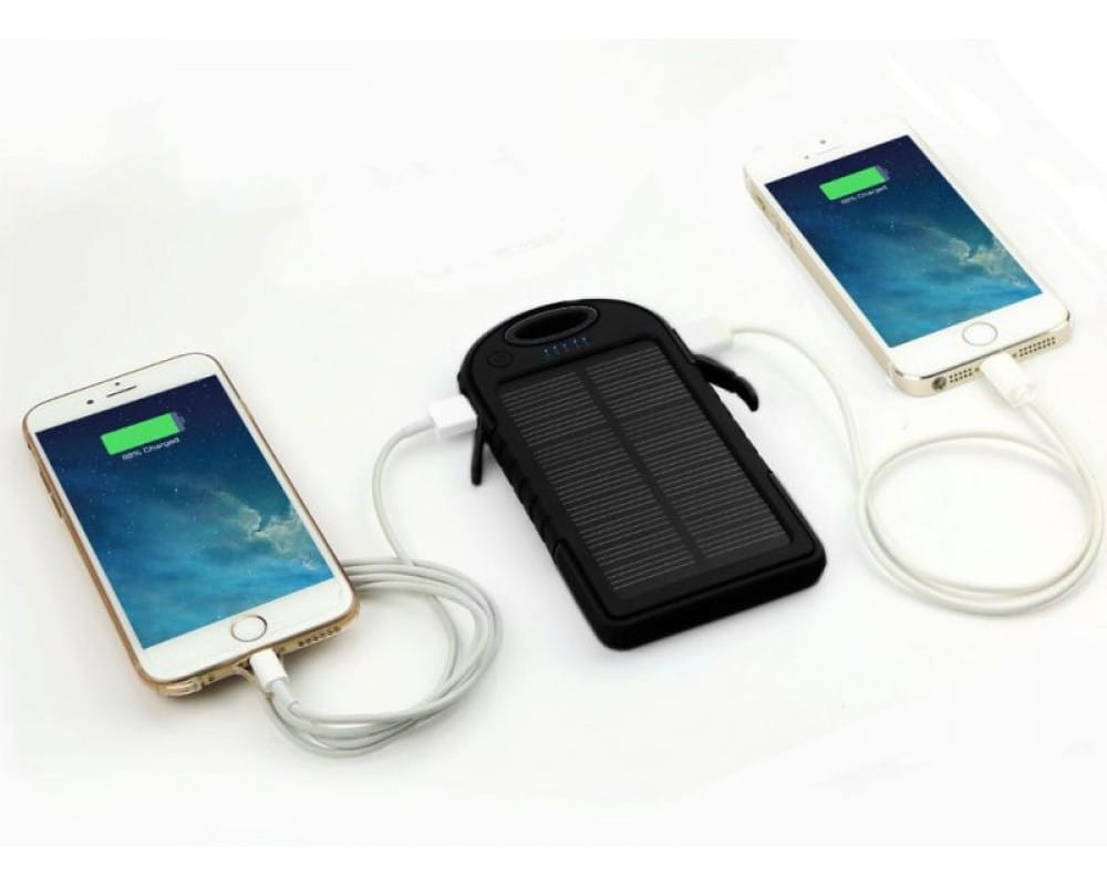 Портативне зарядне Power Bank Solar 30000 mAh на сонячній батареї ⁇ PowerBank – фото 2