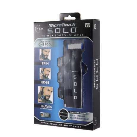 Тример- бритва для чоловіків Micro Touch Solo, чоловіча машинка для стриження волосся – фото 2