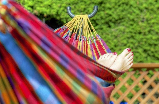 Гамак гавайський для відпочинку з бавовни 200*80 СМ – фото 3