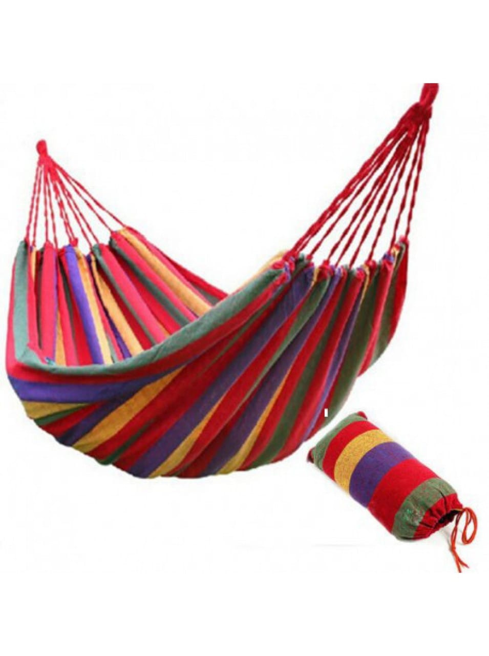 Гамак гавайський для відпочинку з бавовни 200*80 СМ – фото 6