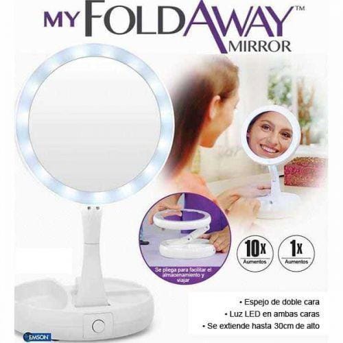 Складане дзеркало для макіяжу з Led-підсвіткою My Fold Away Mirror – фото 3