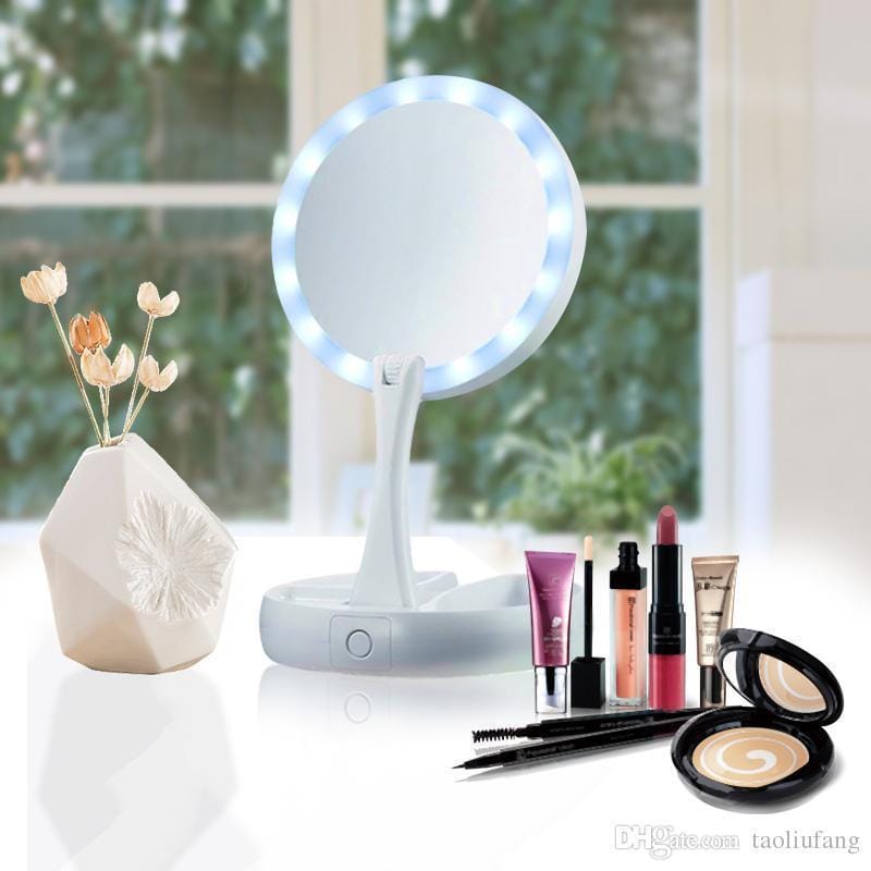 Складане дзеркало для макіяжу з Led-підсвіткою My Fold Away Mirror – фото 7