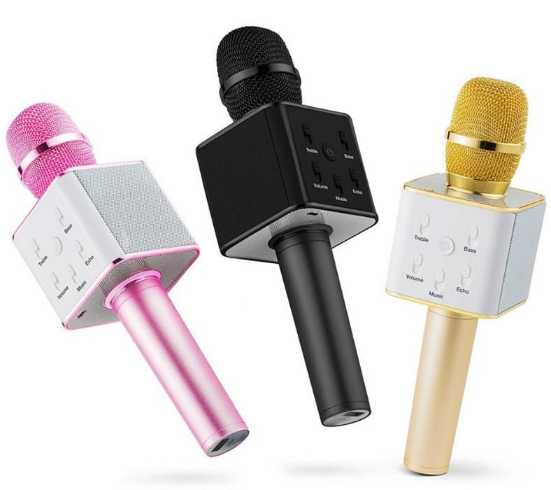 Bluetooth-мікрофон для караоке Q7 Блютуз мікро + ЧЕХОЛ – фото 5