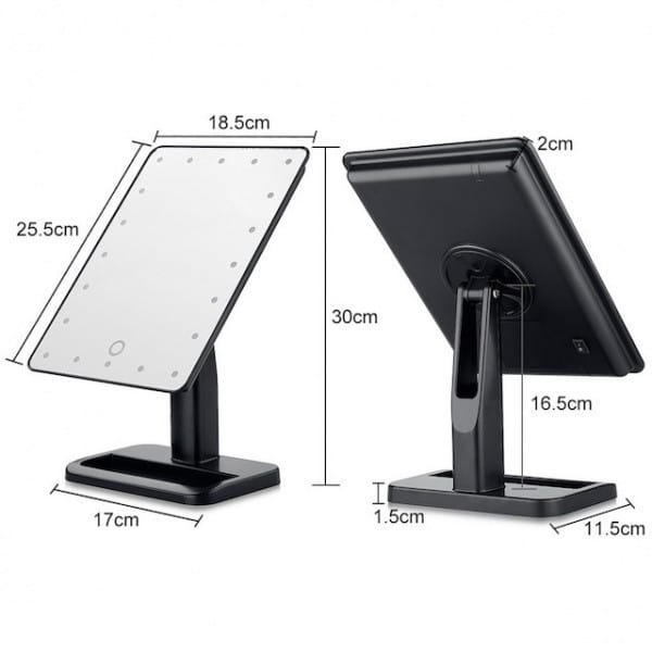 Дзеркало настільне з підсвіткою LED — бренд Large Led Mirror – фото 6
