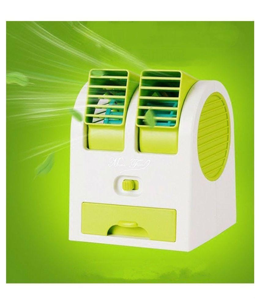 Вентилятор, Освіжувач повітря — Mini Fan MY-0199 ЗЕЛЕНИЙ – фото 2