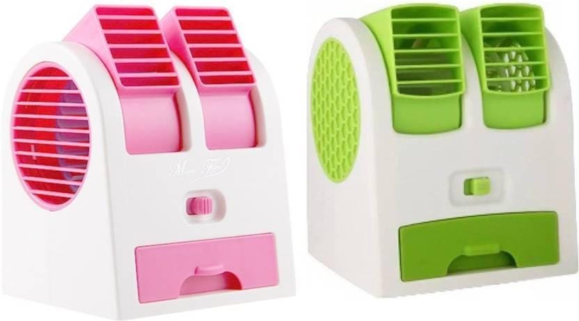 Вентилятор, Освіжувач повітря — Mini Fan MY-0199 ЗЕЛЕНИЙ – фото 5