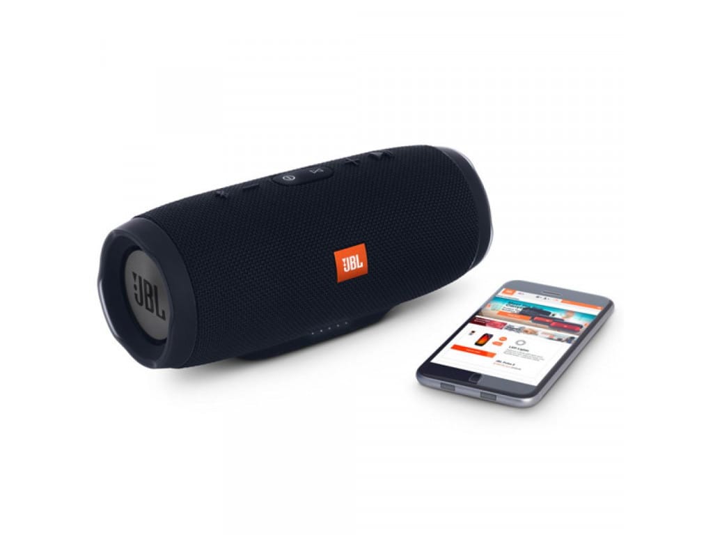 Портативна блютуз-колонка Charg 3 колонка з USB, SD, FM ЧОРНА ГАРНА СИНЯ – фото 5