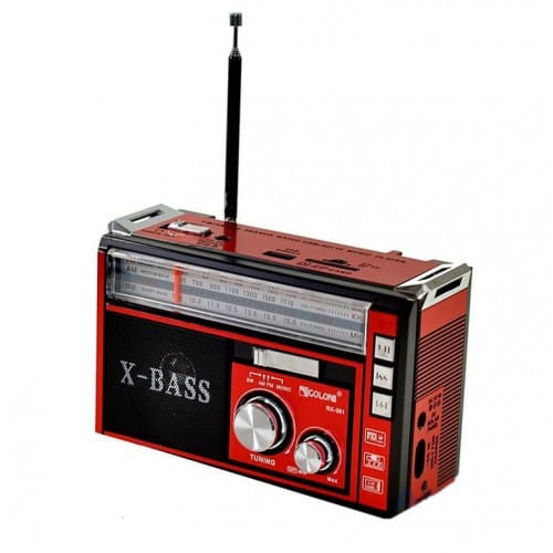 Радіоприймач GOLON RX-382 з MP3, USB + ліхтарик – фото 1
