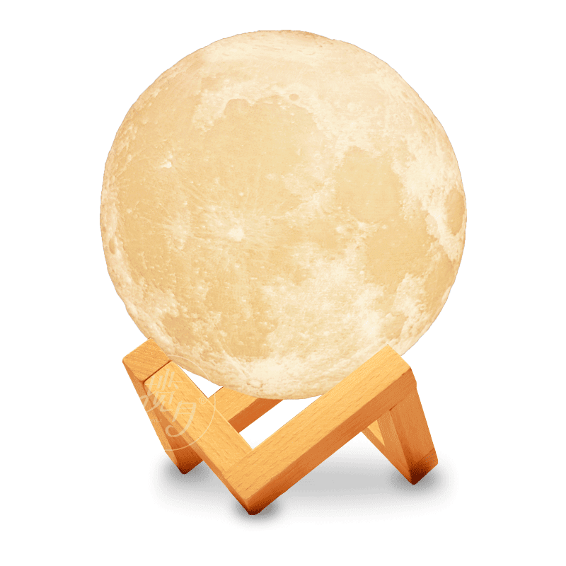 Нічник 3D світильник місяць Moon Touch Control 15 см, 5 режимів – фото 5