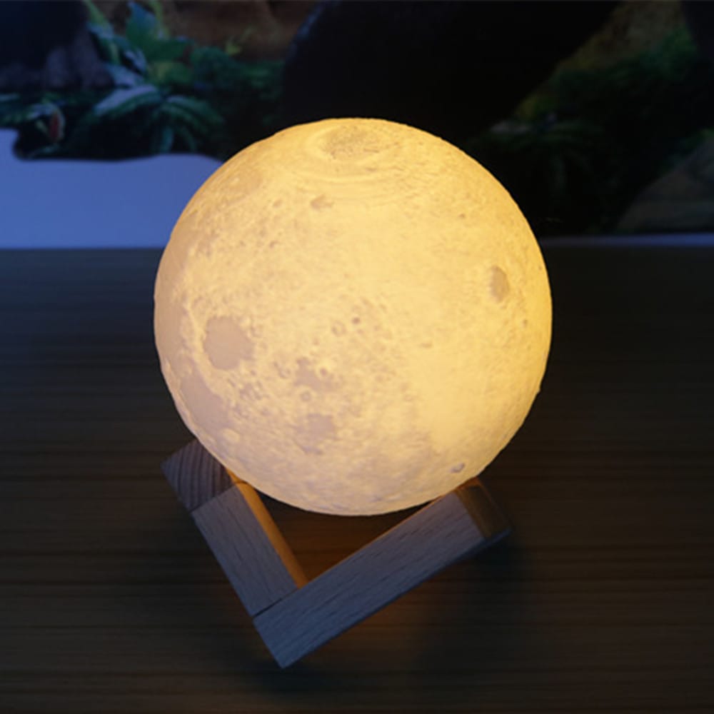 Нічник 3D світильник місяць Moon Touch Control 15 см, 5 режимів – фото 7
