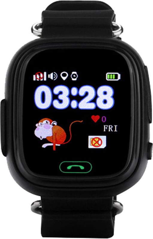 Смарт-годинник дитячий UWatch Q90 GPS контроль дзвінки повідомлення SOS Wi-Fi – фото 1