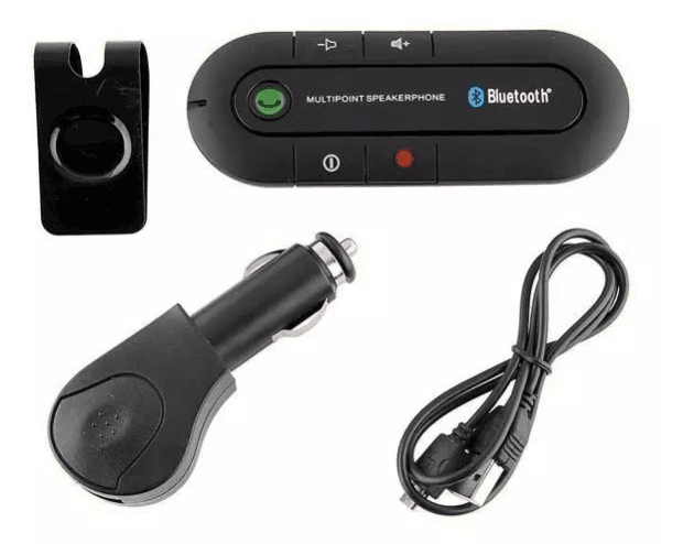 Автомобільний бездротовий динамік-гучномовець Bluetooth Hands Free kit HB 505-BT (спікерфон) – фото 2
