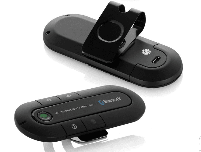 Автомобільний бездротовий динамік-гучномовець Bluetooth Hands Free kit HB 505-BT (спікерфон) – фото 5