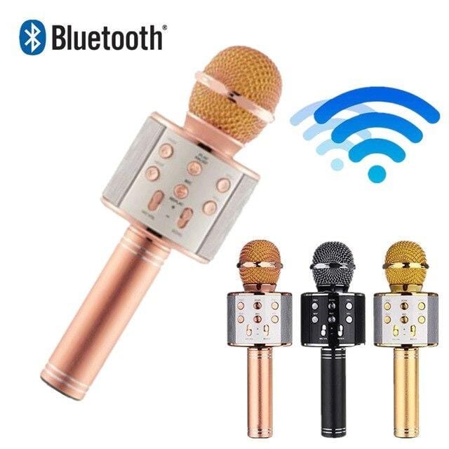 Bluetooth-мікрофон для караоке зі зміною голосу WSTER WS-858 – фото 2