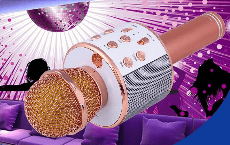 Bluetooth-мікрофон для караоке зі зміною голосу WSTER WS-858 – фото 7