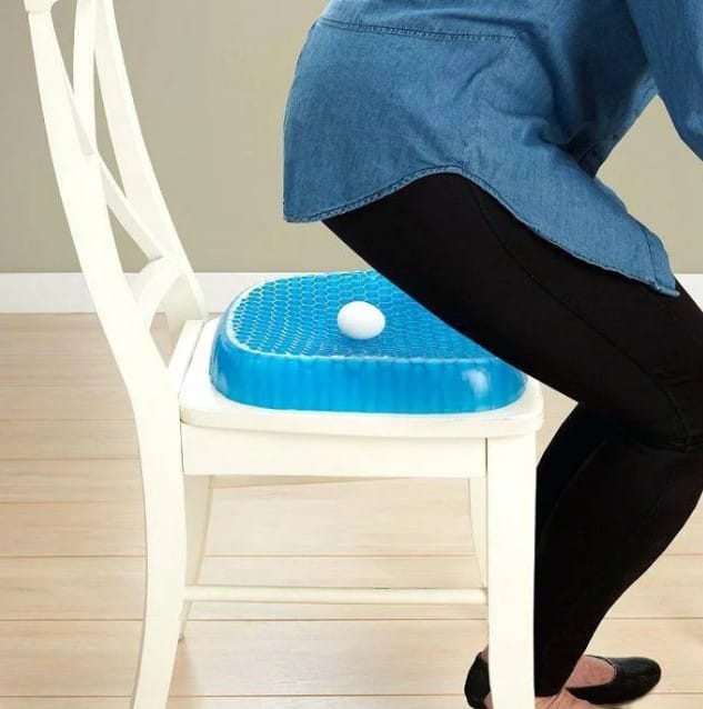 Ортопедична подушка для розвантаження хребта Egg Sitter  ⁇ гелева подушка сидіння – фото 3
