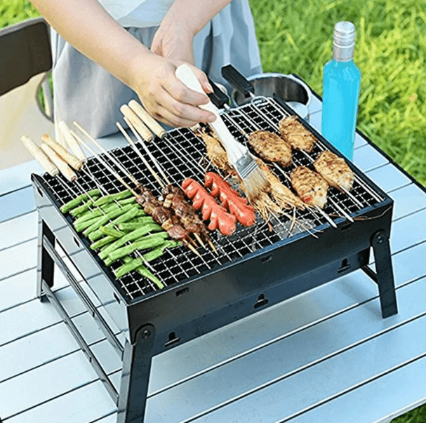 Складаний барбекю гриль портативний мангал BBQ Grill Portable — жароміцний Найкраща ціна! – фото 7