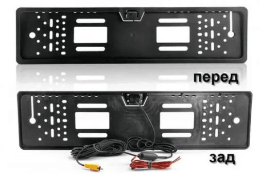 Камера заднього огляду в рамці номерного знака 16 LED HD CCD Night Vision R314 – фото 2