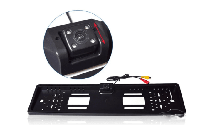 Камера заднього огляду в рамці номерного знака 16 LED HD CCD Night Vision R314 – фото 4