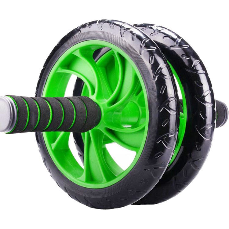 Гімнастичне спортивне фітнес-колесо Double wheel Abs health abdomen round ⁇ Тренажер-ролик для м’язів – фото 3