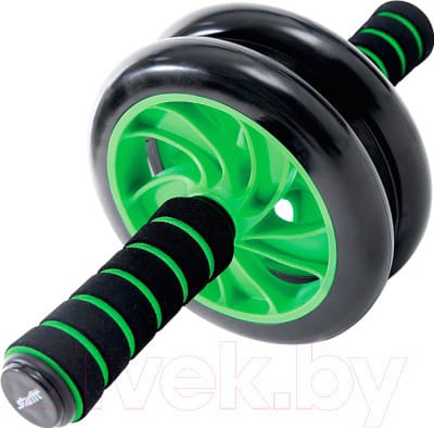Гімнастичне спортивне фітнес-колесо Double wheel Abs health abdomen round ⁇ Тренажер-ролик для м’язів – фото 5