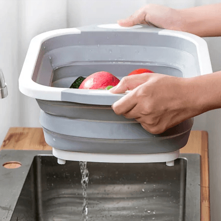 Дошка обробна 3 в 1 Chopper, дошка обробна складана, миска дошка, дошка для кухні, дошка трансформер – фото 6