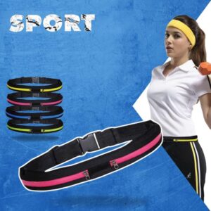 Сумка — пояс Run, чохол для бігу, спорту, велосипеда, фітнесу, на пояс, на 2 кишені