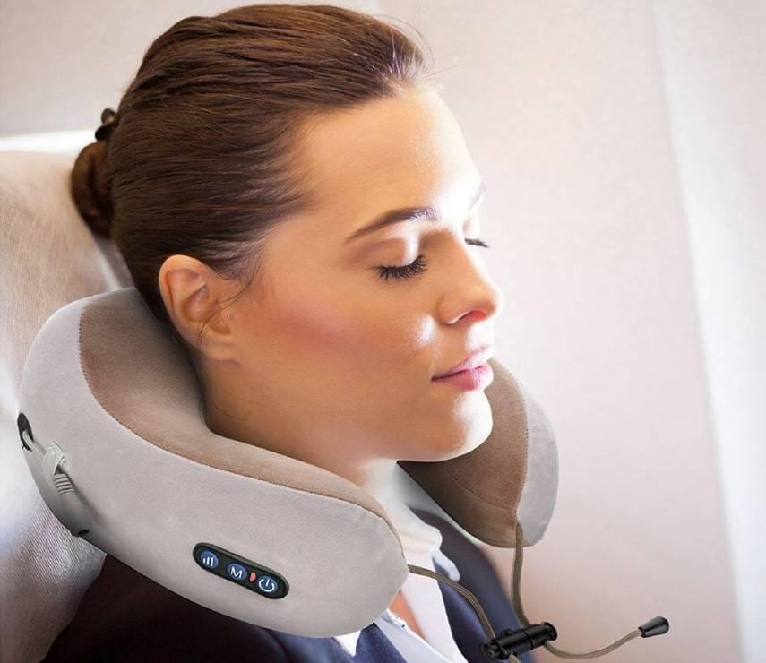 Масажна подушка для шиї U-shaped massage pillow – фото 2
