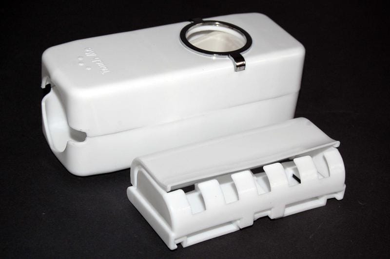 Дозатор автоматичної зубної пасти Toothpaste Dispenser з тримачем зубних щіток Toothbrush holder – фото 7