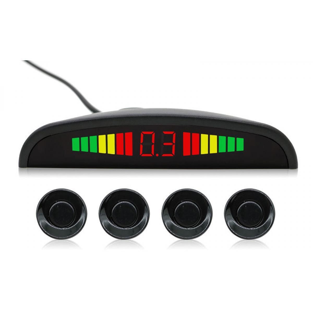Паркувальна система на 4 датчики паркування паркінг Assistant Parking Sensor Black – фото 6
