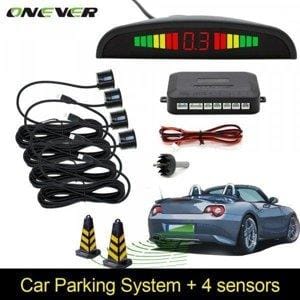 Паркувальна система на 4 датчики паркування паркінг Assistant Parking Sensor Black – фото 4