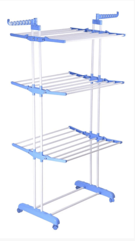 Багатоярусна сушарка для білизни, речей, одягу Garment rack with wheels складана – фото 1