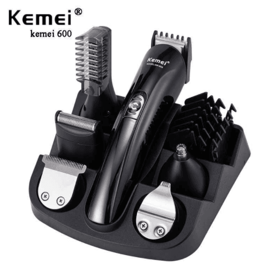 Машинка тример для стриження волосся KEMEI KM-600 (11 В 1 + Підставка) – фото 2