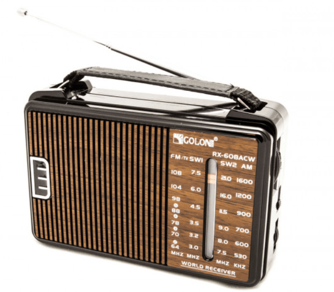 Радіоприймач Golon RX-608ACW AM/FM/TV/SW1-2 5-хвилиновий – фото 2