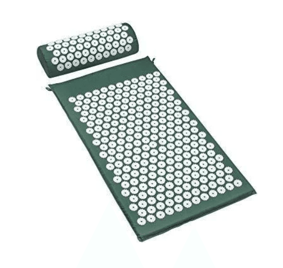 Масажний ортопедичний килимок з подушкою Acupressure Mat Ортопедический массажный коврик 65 см*41 см – фото 2