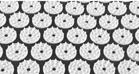 Масажний ортопедичний килимок з подушкою Acupressure Mat Ортопедический массажный коврик 65 см*41 см – фото 7