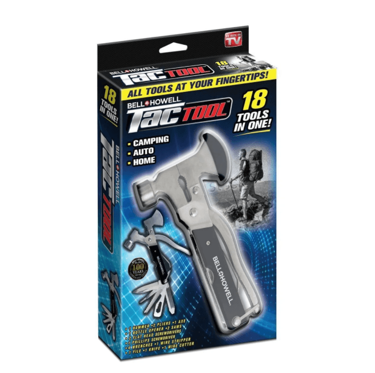 Багатофункціональний молоток-цвяходер Інструмент Мультитул Tac Tool 18 in 1 – фото 1