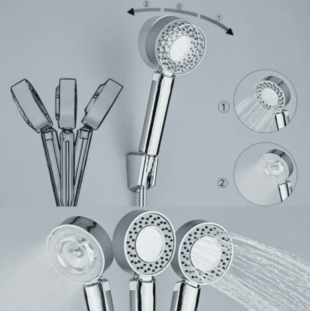 Двостороння душова насадка Multifunctional Faucet, 3 режими поливання – фото 6