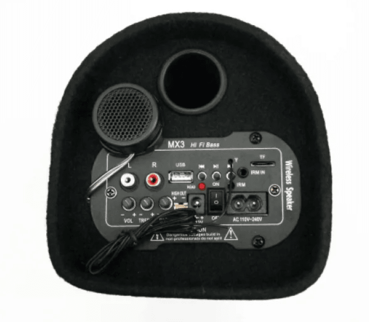 Активний сабвуфер в автомобіль 600 Вт Car Speaker Subwoofer ZPX ZX-6SUB – фото 5