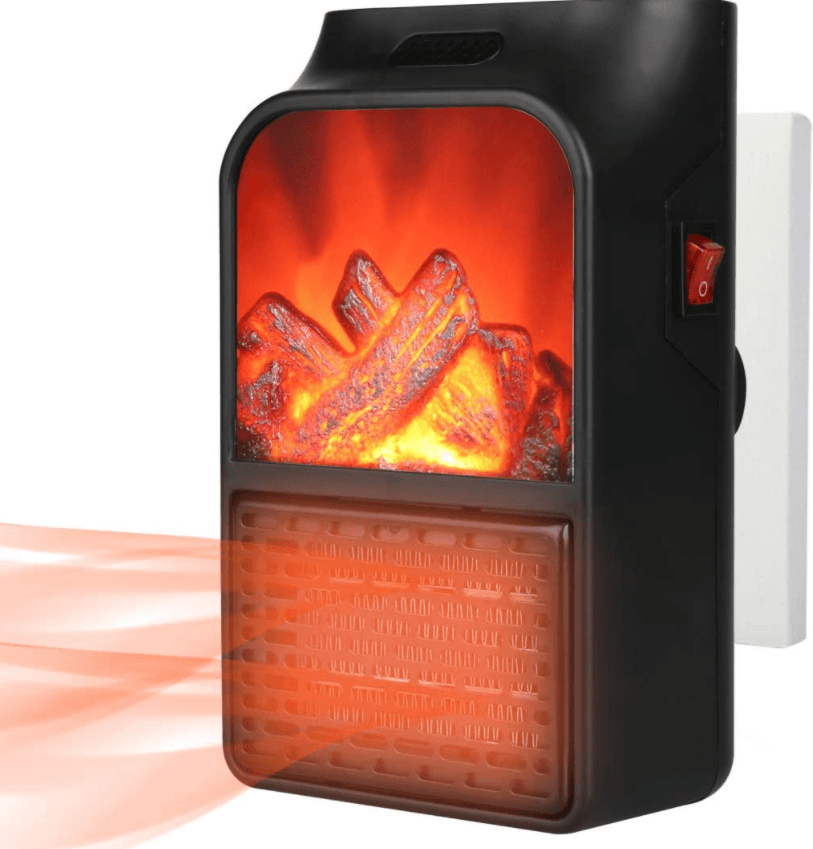 Портативний нагрівач з пультом Flame Heater (500 Вт) Економний – фото 1