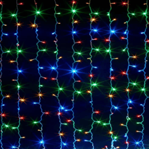 Гірлянда Водоспад 240 LED, розмір 2х2м Мультиколір RD-080