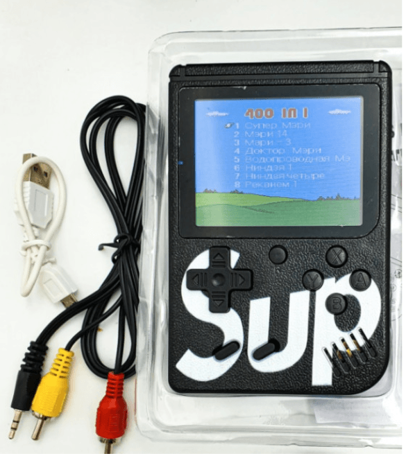 Ретроприставка Sup консоль із кольоровим LCD-екраном без джойстика 8-bit 400 ігор – фото 2