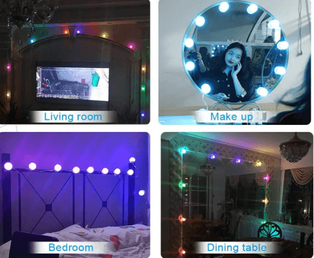 Підсвітка для дзеркала з регулюванням яскравості для макіяжу NO378 – фото 4