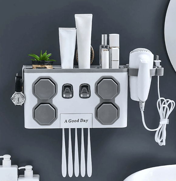 Підставка для зубних щіток/MULTIFUNTIONAL TOOTHBRUSH RACK ART-0367 – фото 5