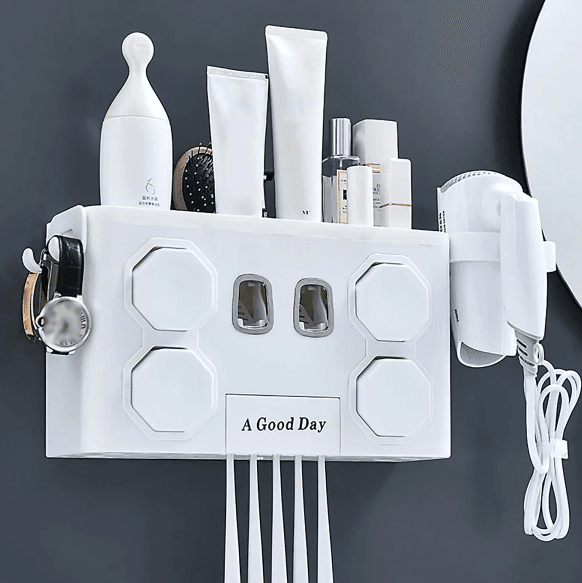Підставка для зубних щіток/MULTIFUNTIONAL TOOTHBRUSH RACK ART-0367 – фото 7