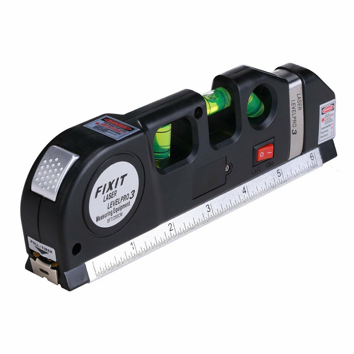 Лазерний рівень із рулеткою та лінійкою level meter – фото 1