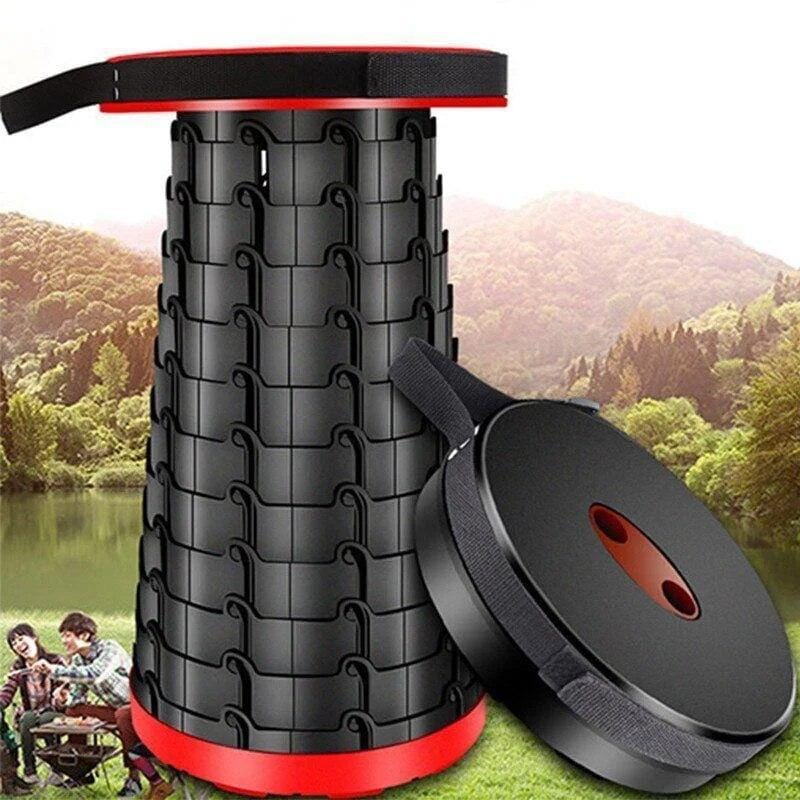 Складаний туристичний стілець 47 см Telescopic stool/Складаний телескопічний стілець для пікніка, риболовлі – фото 5
