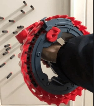 Іграшкова зброя автоматичний бластер Growler на 28 зарядів, працює від акумулятора – фото 4